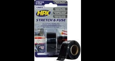 HPX Stretch&fuse Tape Zwart 3m