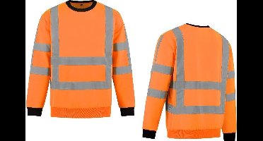 Sweater High Visibility RWS FluoOranje maat M