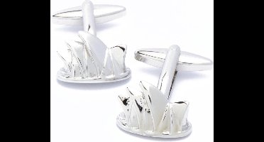 Manchetknopen - Sydney Opera House Zilverkleurig