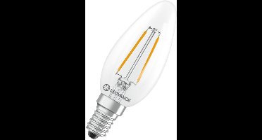 Ledvance LED Filament Kaarslamp E14 - 1.8W 250lm 2700K 230V - Ø35mm - Geschikt voor kroonluchters, wandlampen, sfeerverlichting