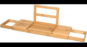 RVV®Badplank voor in Bad - Badplank - Luxe Badplank - 50 tot 92 cm Breed - Hout, Bruin ‎18cm x 50cm x 4cm