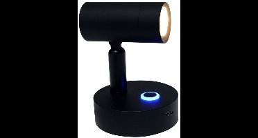 Led wandlamp - Helios 10-30V - Zwart - Dimbaar met USB-C - snellader