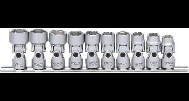 KS TOOLS 3/8" inbus-set met scharnier 10 st.10-19 mm - 917.3...