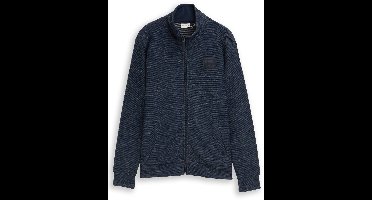Tom Tailor - Sweatvest - Heren - XL - Blauw - Katoen - 1050857