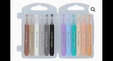 Acryl Stiften – Verfstiften – Stiften – Happy Stones – 12 kleuren