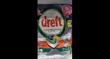 Dreft fresh platinum all 1 one midnight blossom 113 stuks