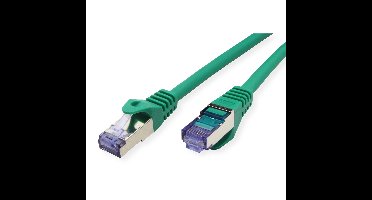 ROLINE Patchkabel Cat.6A S/FTP (PiMF), Component Level, LSOH, groen, 0,5 m