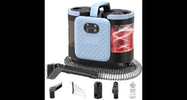 RVV® Stoomreiniger bank - Stoomreiniger - Stoomreiniger meubels - 1650 W - 950 ml - Draagbaar - Zwart - ‎32cm x 19cm x 32cm