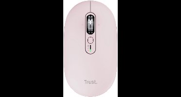 Trust Seron Hyperscrolmuis – Draadloos en Bluetooth Hyperscrolmuis - Verticaal en Horizontaal navigeren - Met multi‑device - Lange batterijduur - Roze