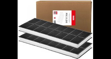 2x Propex geschikt voor Bosch/Neff/Siemens 00296178/CZ16330/DHZ3406/LZ34501/Z5143X1 koolstoffilter afzuigkap