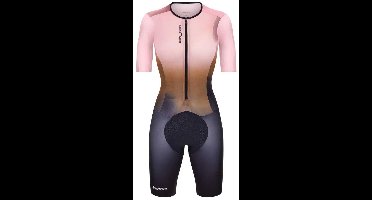 Santini Viper Korte Mouw Triatlonpak Roze M Vrouw