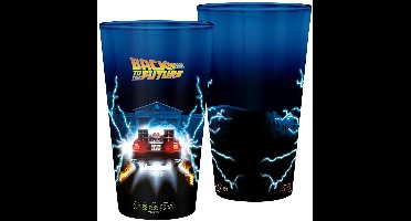 Back To The Future Delorean Unisex Drinkglas - meerkleurig - Standard