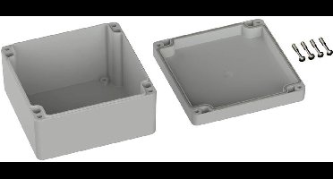 TRU COMPONENTS TC-9065460 Outdoorbehuizing 122 x 120 x 55 Polycarbonaat Grijs-wit (RAL 7035) 1 stuk(s)