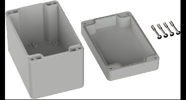 TRU COMPONENTS TC-9065660 Industriële behuizing 120 x 80 x 90 ABS Grijs-wit (RAL 7035) 1 stuk(s)
