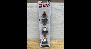LEGO 852843 Star Wars - Magneetset met C-3PO, Princess Leia, Admiral Ackbar in Blisterverpakking