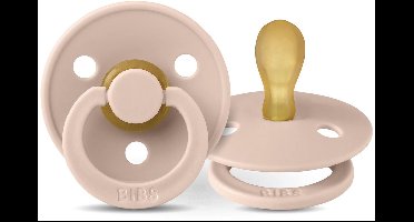 BIBS symmetrisch maat 2 - 6-18 maanden - Blush fopspeen