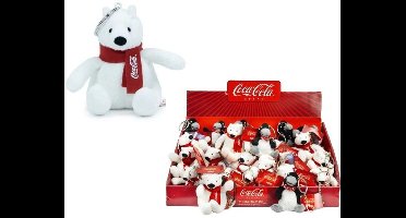 Coca Cola plush beer sleutelhanger