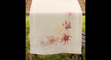 Vervaco - Loper kit - Boeket van bloemen - PN-0145331 - Borduren - Borduurpakket - Borduurpakket volwassenen - Borduurpakket kind