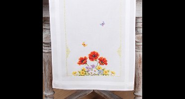 Vervaco - Loper kit - Wilde voorjaarsbloemen - PN-0145163 - Borduren - Borduurpakket - Borduurpakket volwassenen - Borduurpakket kind