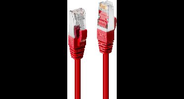 LINDY 45625 RJ45 Netwerkkabel, patchkabel CAT 6 S/STP 5.00 m Rood 1 stuk(s)