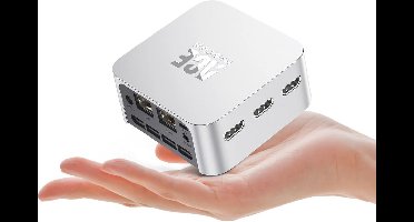 ACEMAGICIAN Vista Mini V1 Mini-pc, Ntel Twin Lake N.150 (tot 3,6 GHz), 16 GB DDR4, 512 GB SSD W11 Pro, mini-desktopcomputer (HDMI 2.0/DP1.4/WiFi 5/BT4.2)