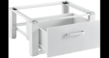 Livista Wasmachine onderkast met lades - Wasmachine kast - Opbergkast - Wasmachine onderkast - 63x54x31 cm - Wit