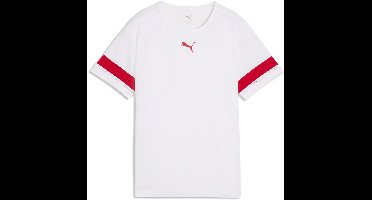 PUMA individualRISE Jersey Jr Jongens Sportshirt - Puma White-Puma Red