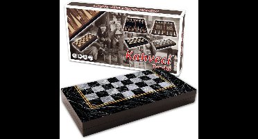 Star Backgammon Zwart Marmer (cafés) / Star Tavla Siyah Mermer
