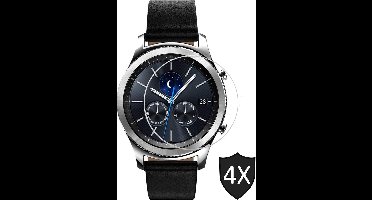 Screenprotector geschikt voor Samsung Gear S3 Classic - Tempered Glass Gehard Glas - 4 Stuks