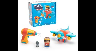 Learning Resources educatief speelgoed Design & Drill Bolt Buddies vliegtuig.