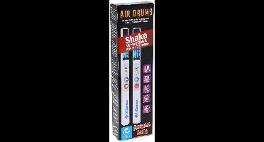 iDance Air Drums - Draadloos drumstel met 20 geluiden en speaker - Wit