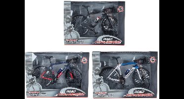 Racefiets speelgoed fiets die-cast multicolor 20,5 cm speelgoed. verkoop per stuk