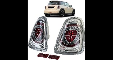 LED Achterlichten Set Voor MINI One Cooper Cooper S JCW Type R56 Facelift Bouwjaar 2010 / 2014 Special Edition Chroom Geschikt