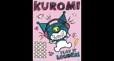 Poster Sanrio - Kurom Louder 40x50cm