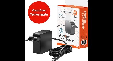 65W USB-C Laptop oplader voor Acer TravelMate – Alle modellen vanaf 2019 – Kabel + Adapter