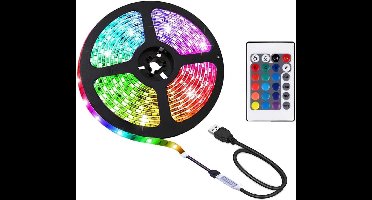 LED-achtergrondverlichting Afstandsbediening met Toetsen - Energieklasse A - Slimme Bediening voor TV - Sfeervolle Verlichting - 3M