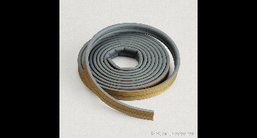 Tochtstrip O-Profiel GRIJS 6 Meter | Zelfklevende Tochtband voor Ramen en Deuren | EPDM Rubber | Tochtband