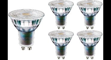 LED line LED Spot GU10 - 5.5W (vervangt 40W) - 550lm - Ø50mm - 230V - Dimbaar - Energiezuinig - 5 stuks