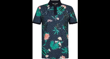 Petrol Industries - Heren Piqué polo Nitro - Blauw - Maat L