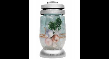 Bolsius Graf Lantaarn Wit Kerstballen 22cm - 36 Uur Brandtijd