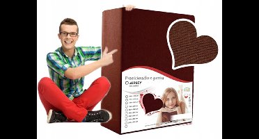 Jersey Hoeslaken met Elastiek 70x200cm - Bruin