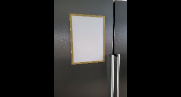 Eviva Home Deco Magnetische Wissellijst A3 - Zwart - Posterhouder met Magnetische Sluiting - Info Kader