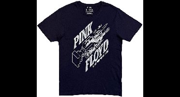 Pink Floyd - Robot Hands Heren Tshirt - S - Donkerblauw
