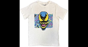 Marvel Venom - Psych Head Heren Tshirt - XL - Wit