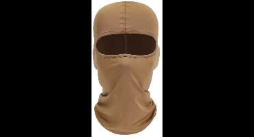 New Age Devi - Bivakmuts Balaclava - Nekwarmer - Ski Snowboard - Motorrijden - Gezichtsmasker - Bruin