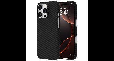 Accezz Hoesje - Geschikt voor Apple iPhone 16 Pro - backcover - Zwart