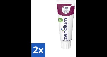 Zendium - Tandpasta - Sensitive+ White - 75 ml - Voordeelverpakking - 2 stuks