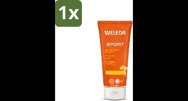 1 x WELEDA - Douchegel Sport - Arnica - 200 ml - Sportdouchegel - Herstel - Arnica - Rozemarijn - Lavendel