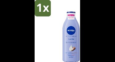 Nivea - Smooth Body Milk - Sheaboter - 72 uur Hydratatie - Voor Droge Huid - 400 ml - 1 stuk