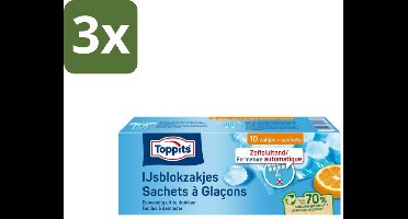 Toppits – IJsblokzakjes – 10 Zakjes - Bulkverpakking - 3 stuks
